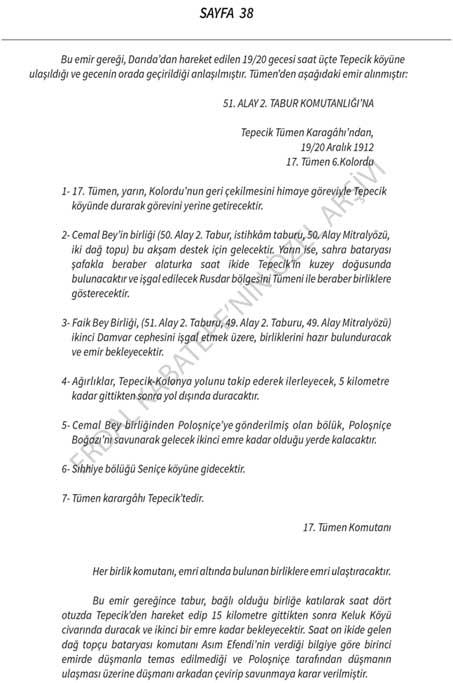 Balkan Savaşı Ceridesi Çeviri 38